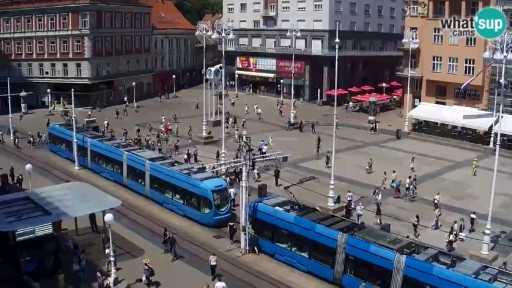 Zagreb - Ban Jelacic Square webcam
