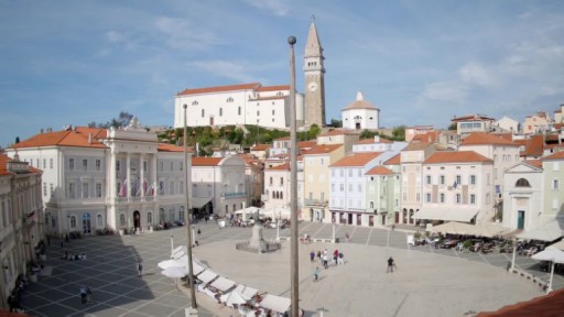 Piran - Tartini Square webcam