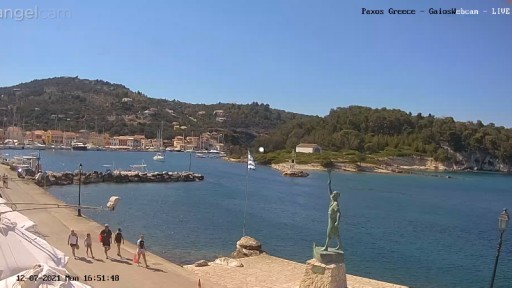 Paxi - Gaios Port webcam