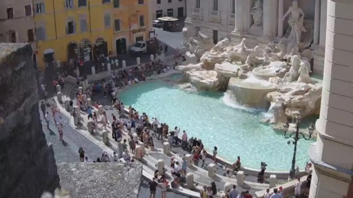 Rome - Trevi Fountain webcam