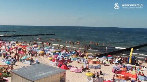 Ustronie Morskie - Beach webcam