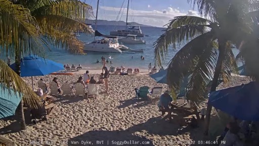 Jost Van Dyke - Beach webcam