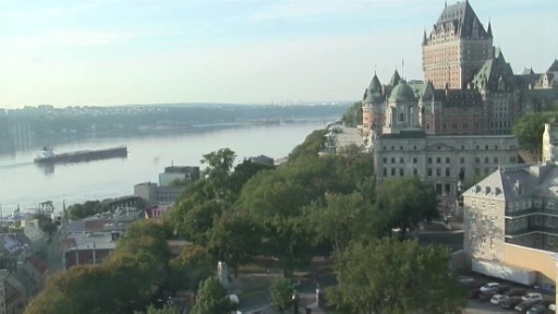 Quebec City - Chateau Frontenac webcam
