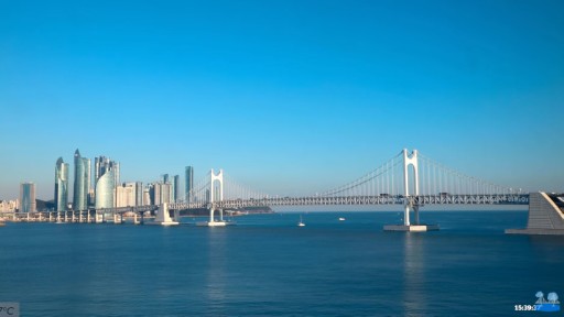 Busan - Gwangan Bridge webcam