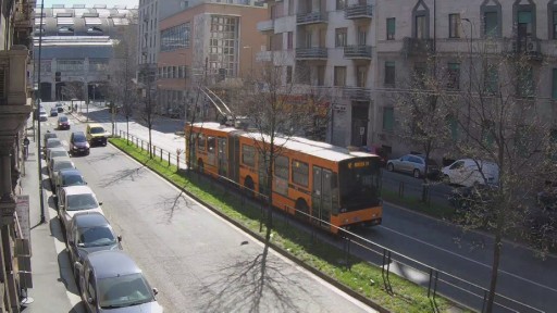 Milan - Via Tonale webcam