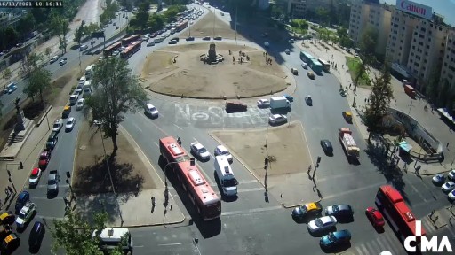 Santiago - Plaza Baquedano webcam