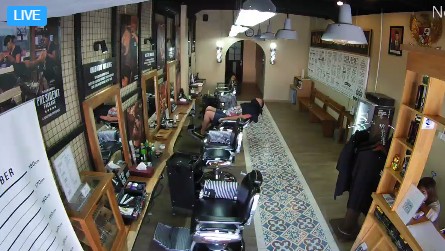 Bali - Barbershop webcam
