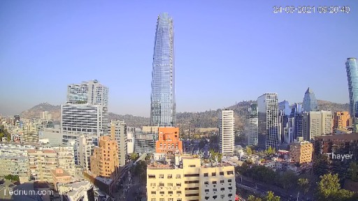 Santiago - Costanera Center webcam