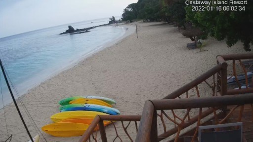 Castaway Island - Beach webcam