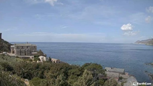 Mediterranean Sea  from Corsica webcam