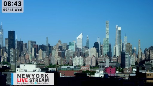 New York City - Manhattan Skyline webcam